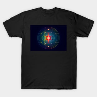 Wiccan cycle star Powerful witchcraft Spell - Luck, boost of talents and special abilities T-Shirt